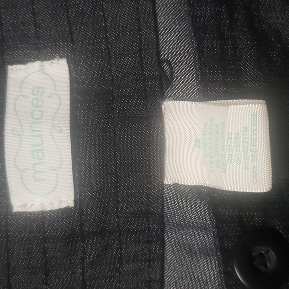 Maurice's Charcoal navy/black Trousers -  20 - Picture 5 of 5